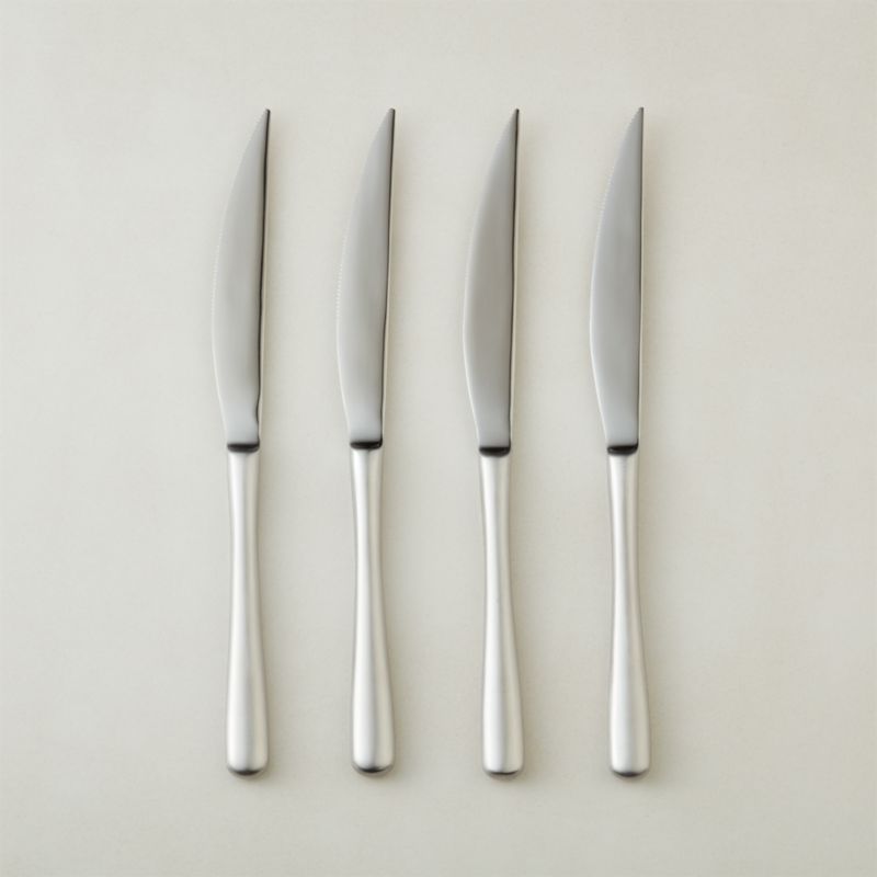 View Sizzle Silver Steak Knives Set of 4 details