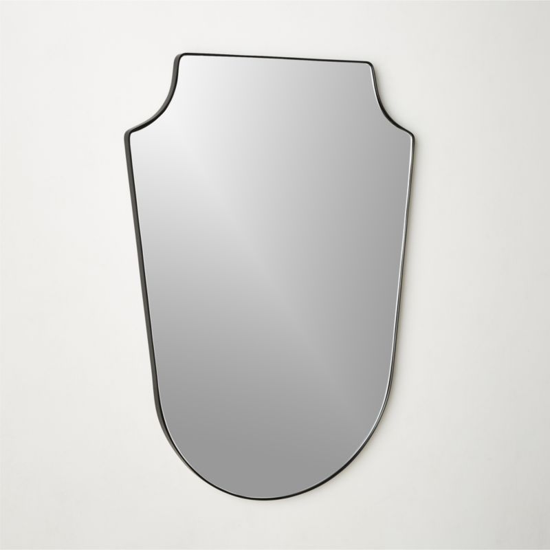 Slim Black Wall Mirror 26''x36" - image 2 of 6