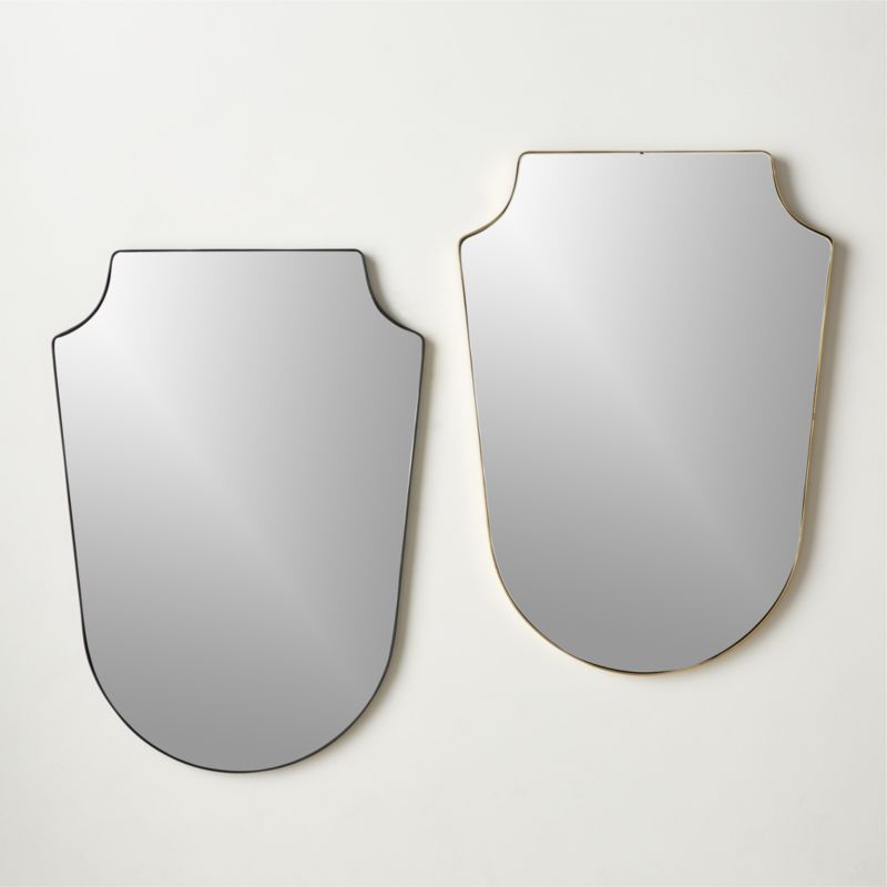 Slim Black Wall Mirror 26''x36" - image 4 of 6