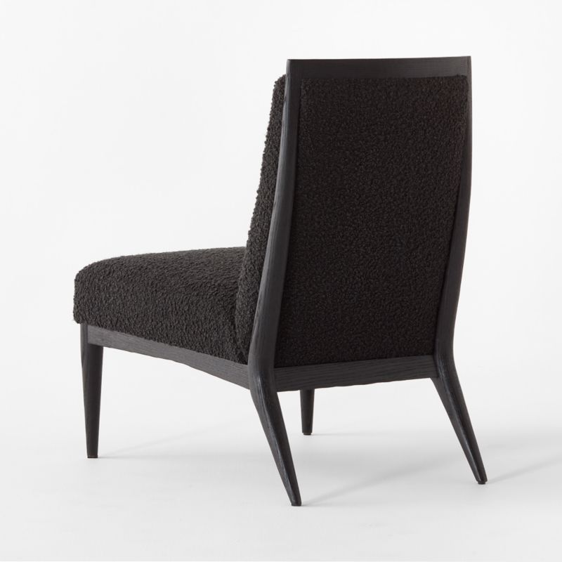 Slipper Chair with Black Legs Model 400 Luca Eclipse by Paul McCobb - image 5 of 7