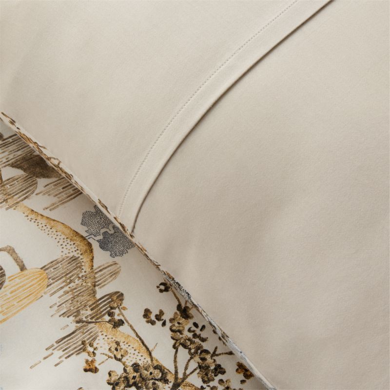 Sloane Organic Cotton Sateen Multicolor Standard Pillow Shams Set of 2 - image 4 of 6