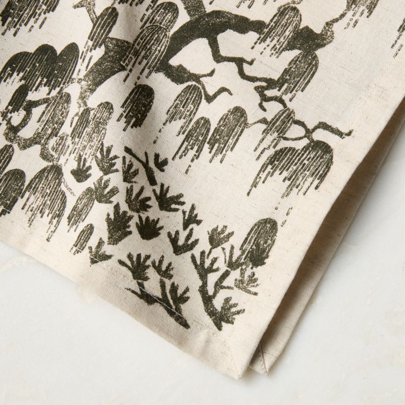Sloane Warm White Cotton and Linen Napkin - image 2 of 4
