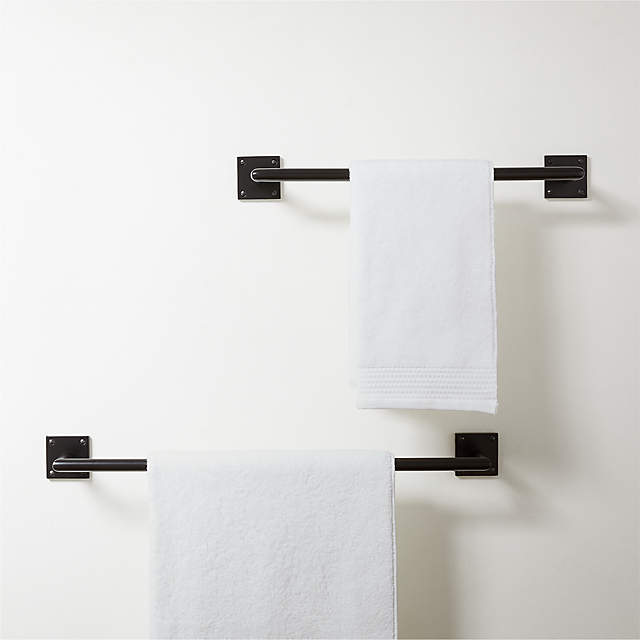 Kela Matte Black Towel Rack + Reviews