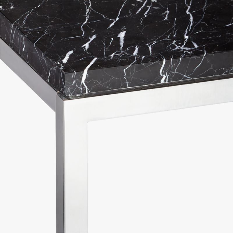 Smart Chrome C Table with Black Marble Top - image 4 of 5