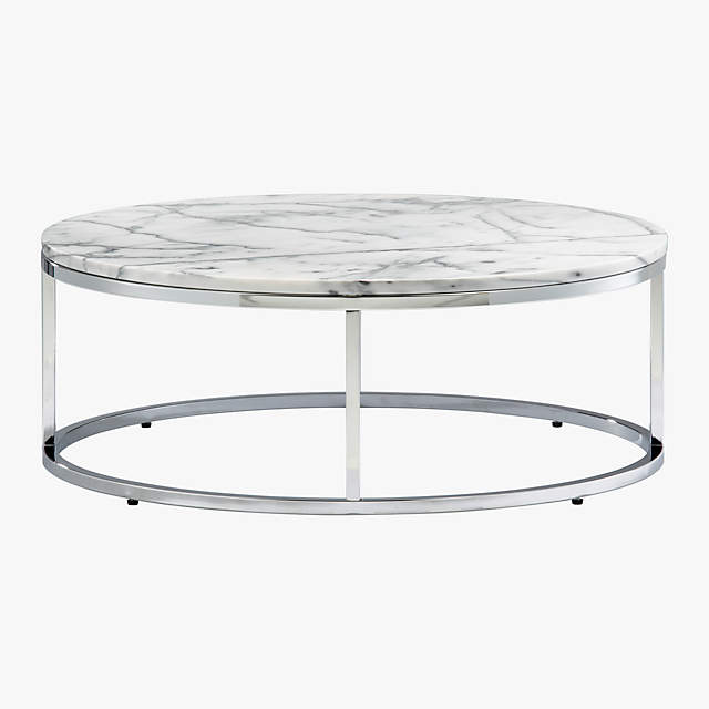 Smart Round Marble Top Coffee Table, Cb2 Smart Round Coffee Table