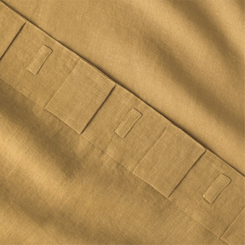 Smoked Amber European Linen Window Curtain Panel 48''x84'' - image 5 of 6