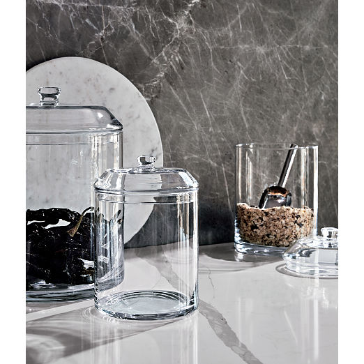 Snack Large Glass Canister by Jennifer Fisher