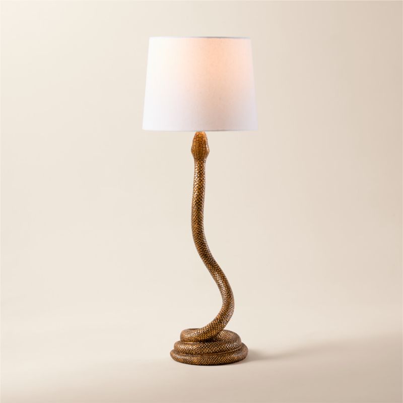 View Snake Bronze Table Lamp details