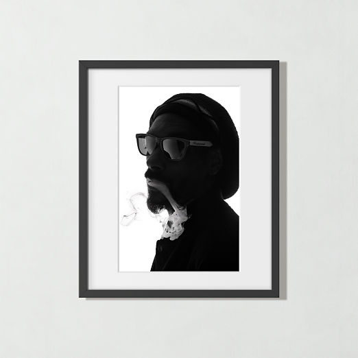 'Snoop Dogg' Photographic Print in Black Frame 21.75"x25.75"