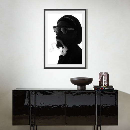 'Snoop Dogg' Photographic Print in Black Frame