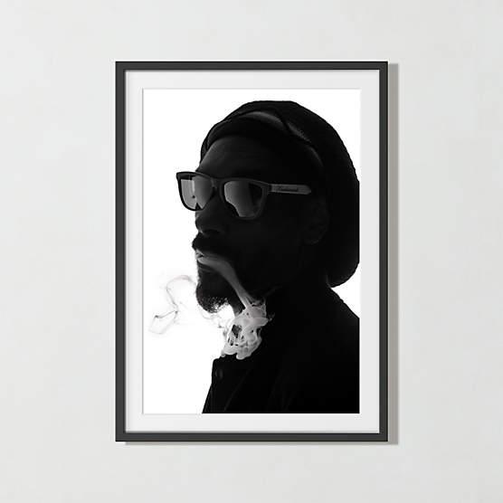 'Snoop Dogg' Photographic Print in Black Frame 27.75"x38.75"