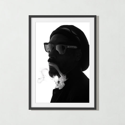 'Snoop Dogg' Photographic Print in Black Frame