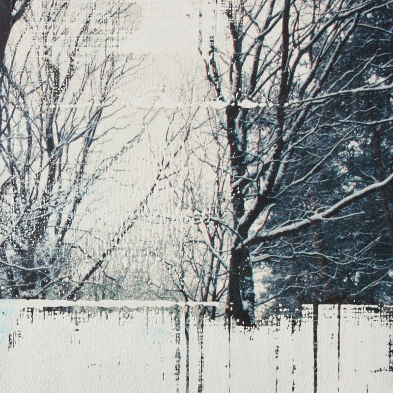 'Snow On Trees III' Mixed Medium Reproduction by Koen Lybaert 22''x18'' - image 2 of 5