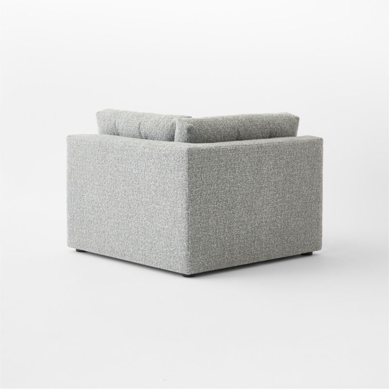 Sohla Grey Boucle Corner Chair - image 5 of 8