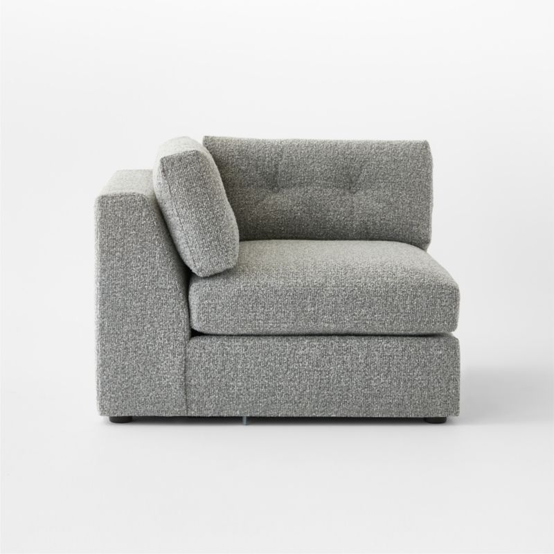 Sohla Grey Boucle Corner Chair - image 4 of 8