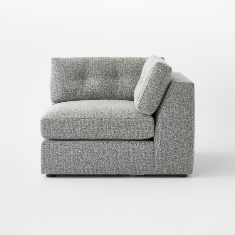 Sohla Grey Boucle Corner Chair - image 2 of 8