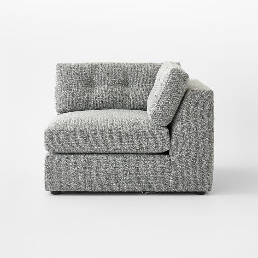 Sohla Grey Boucle Corner Chair