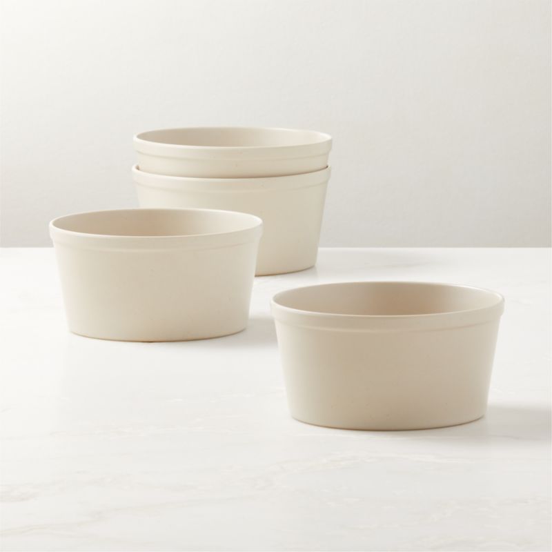 View Sojourn Oat Melamine Soup Bowl Set of 4 by Lawson-Fenning details