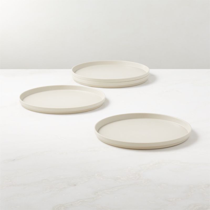 View Sojourn Oat Melamine Dinner Plate Set of 4 details