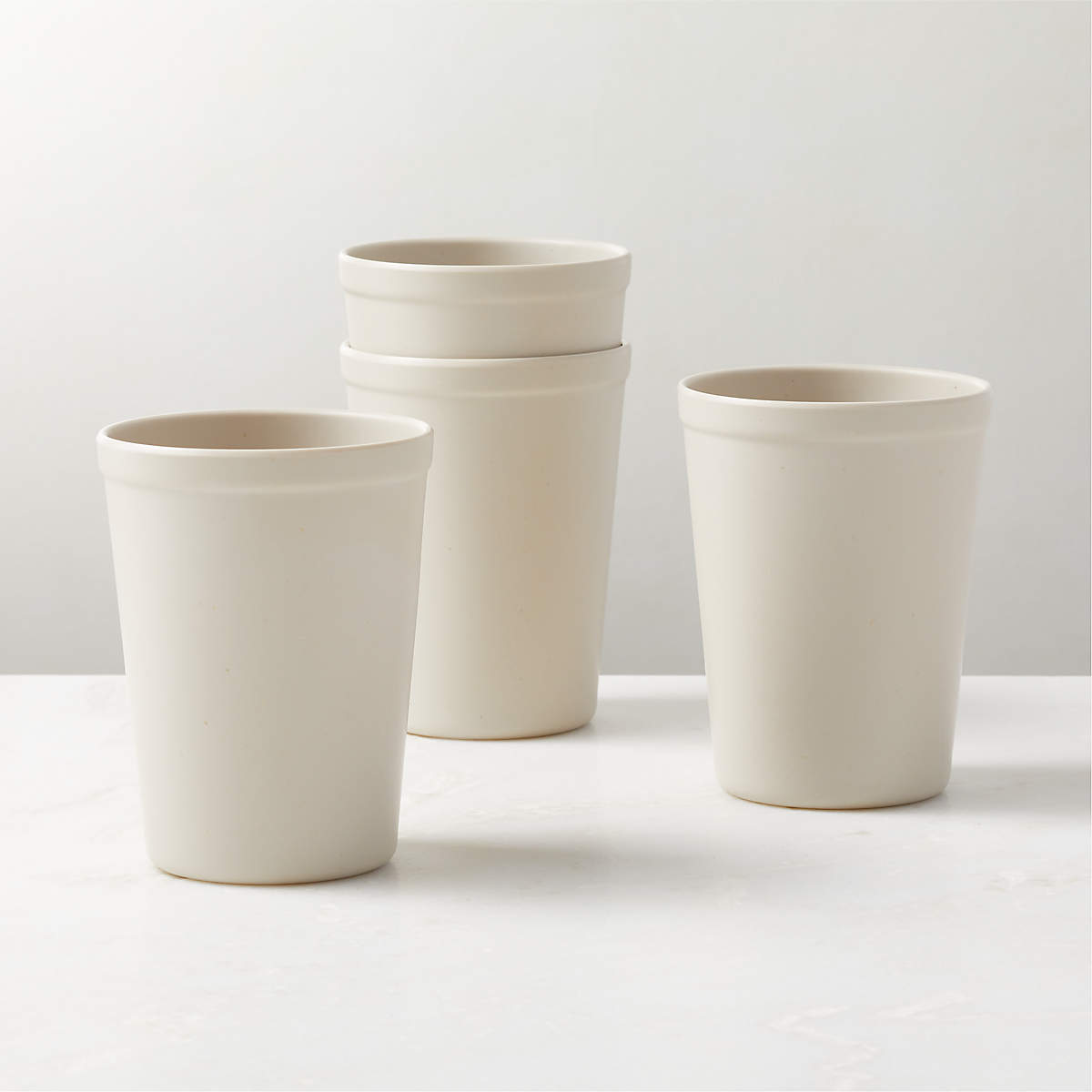 Sojourn Oat Melamine Tumblers Set of 4