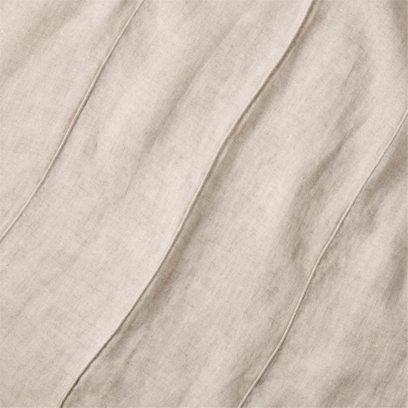 Solana Natural EUROPEAN FLAX™-Certified Window Curtain Panel 48"x96" - image 1 of 6