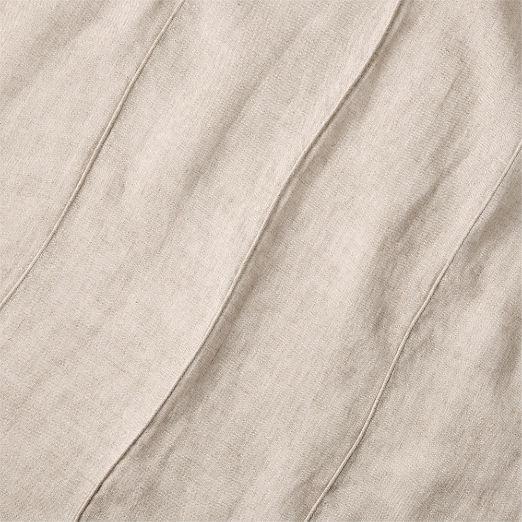 Solana Natural EUROPEAN FLAX™-Certified Window Curtain Panel 48"x84"