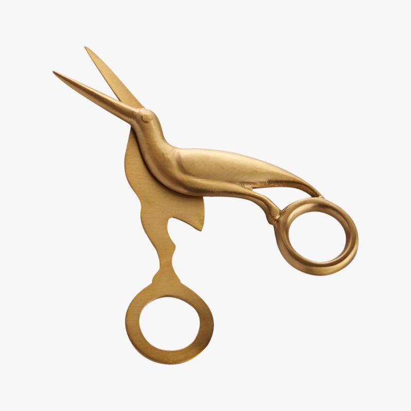 Solid Brass Studio Bird Scissors - image 5 of 8