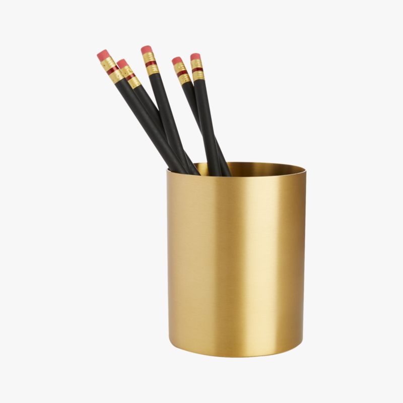 Executive Brass Pencil Cup and Holder – Jefferson Brass Company