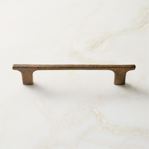 Somerset Unlacquered Antiqued Brass Cabinet Handles