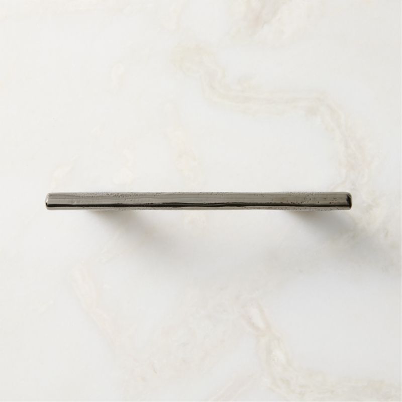 Somerset Unlacquered Blackened Brass Cabinet Handle 4" - image 2 of 6
