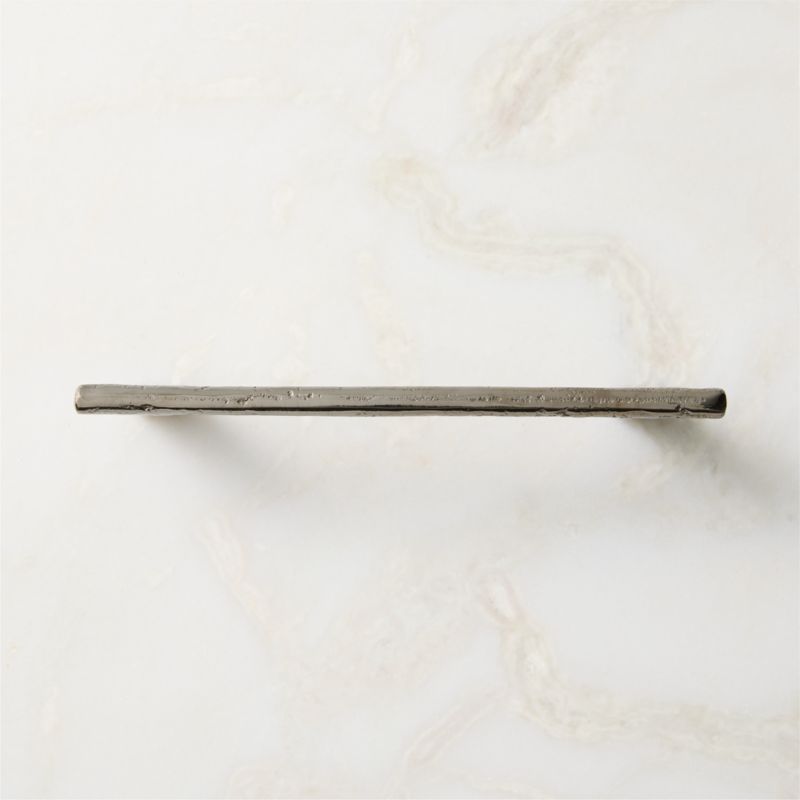 Somerset Unlacquered Blackened Brass Cabinet Handle 6" - image 1 of 5