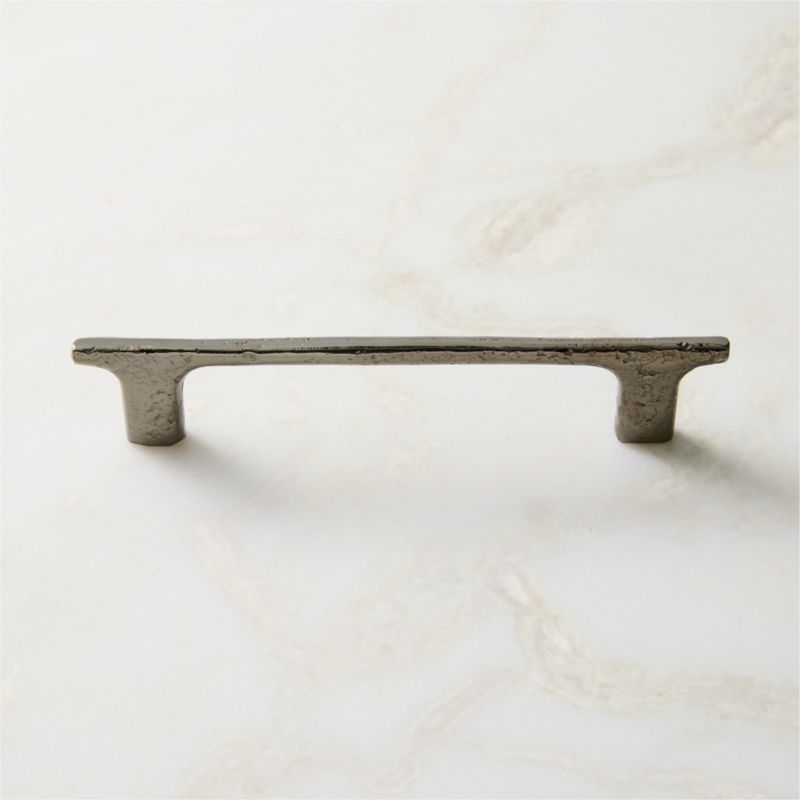 Somerset Unlacquered Blackened Brass Cabinet Handle 4" - image 1 of 6