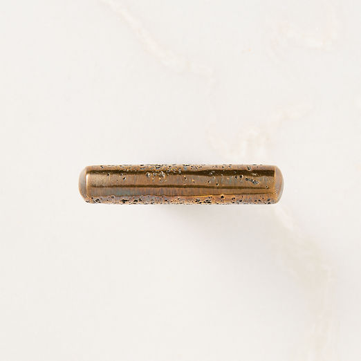 Somerset Unlacquered Antiqued Brass Knob 1.5"