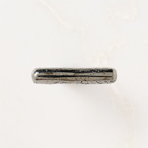 Somerset Unlacquered Blackened Brass Cabinet Knob 1.5"