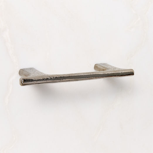 Somerset Unlacquered Blackened Brass Cabinet Handle 4"