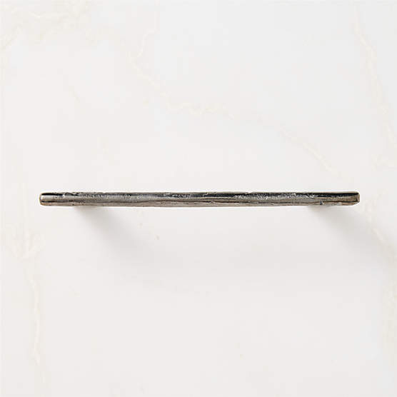 Somerset Unlacquered Blackened Brass Handle 6"