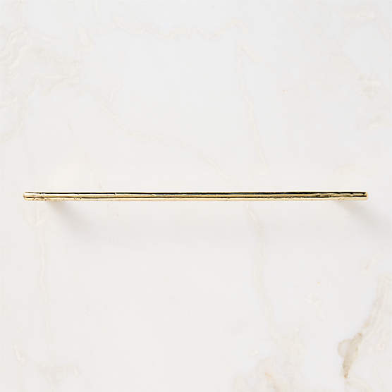 Somerset Unlacquered Brass Cabinet Handle 12"