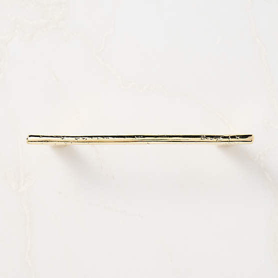 Somerset Unlacquered Brass Cabinet Handle 6"