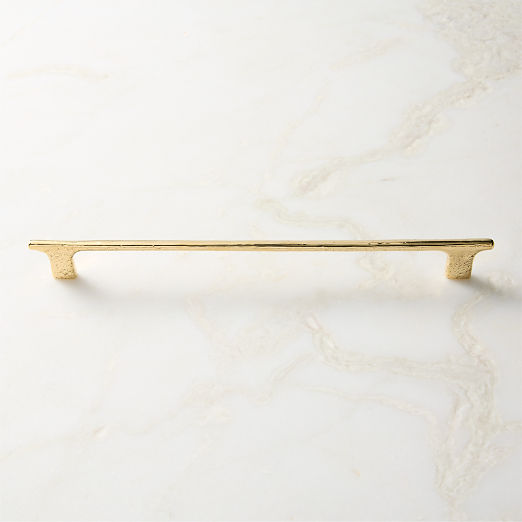 Somerset Unlacquered Brass Cabinet Handle 12"