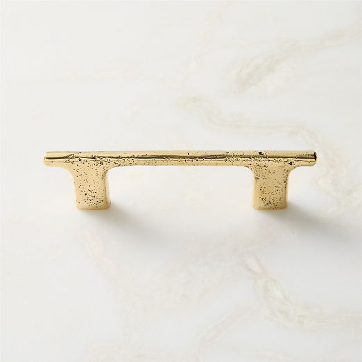 Somerset Unlacquered Brass Cabinet Handle 4"