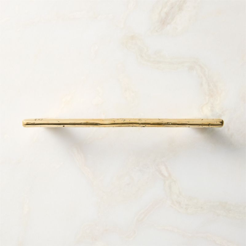 Somerset Unlacquered Brass Cabinet Handle 6" - image 1 of 6