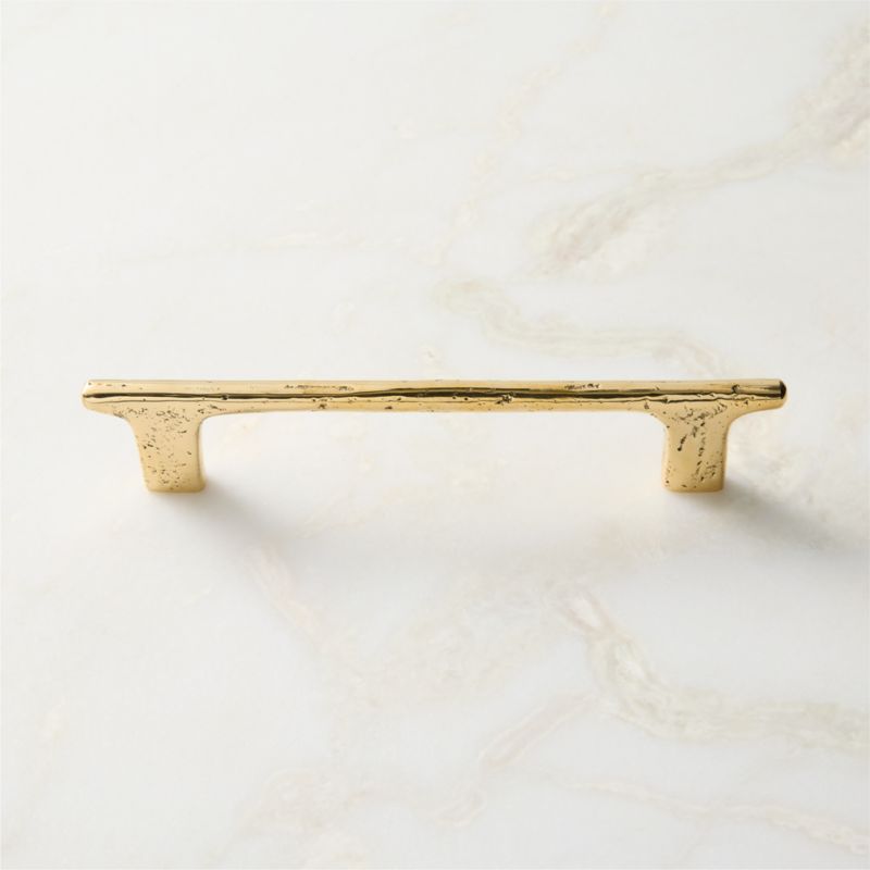 Somerset Unlacquered Brass Cabinet Handle 12" - image 1 of 7