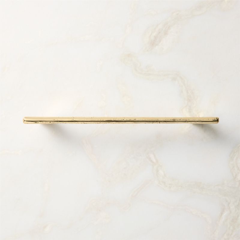 Somerset Unlacquered Brass Cabinet Handle 8" - image 2 of 7