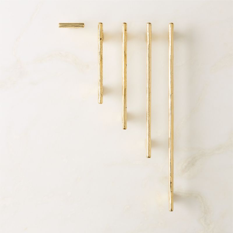 Somerset Unlacquered Brass Cabinet Handle 12" - image 5 of 7