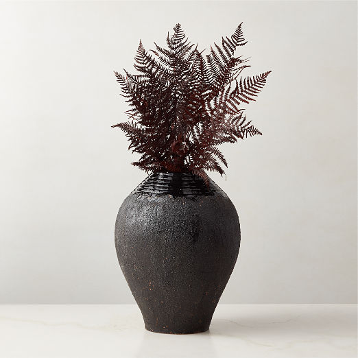 Somova Black Terracotta Vase