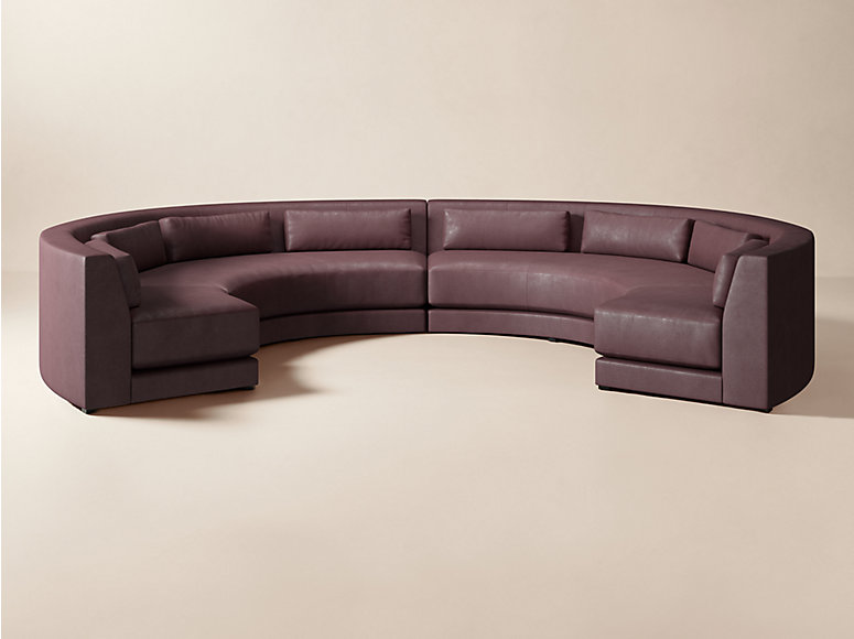 Sonora Leather Sectional Collection