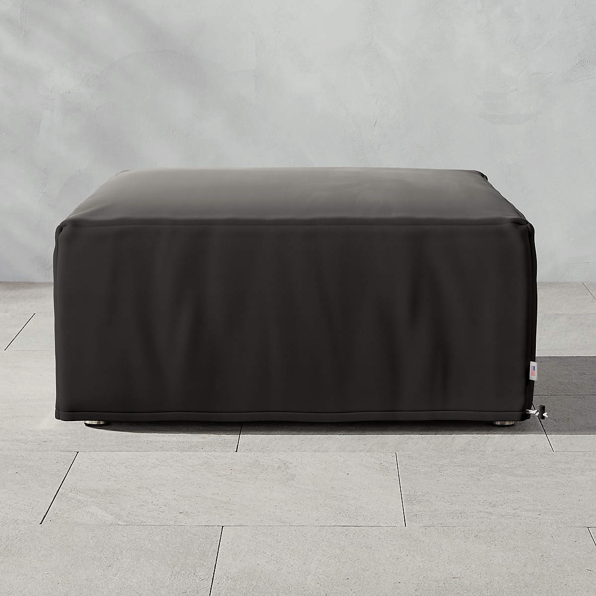 Sonya Outdoor Ottoman Cover CB2