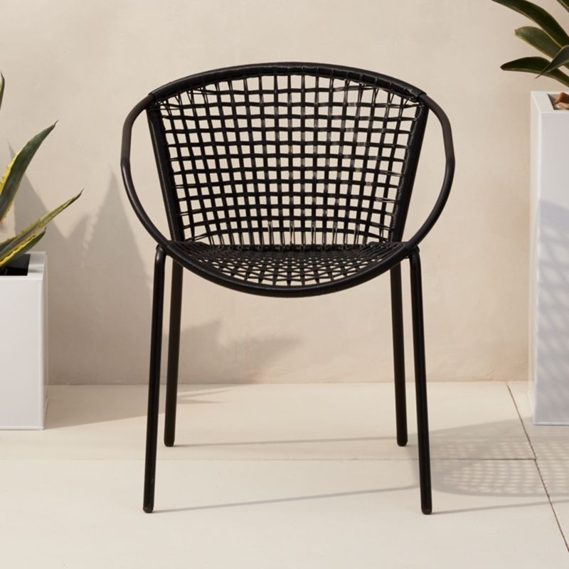 Shop Sophia Black Dining Chair from CB2 on Openhaus