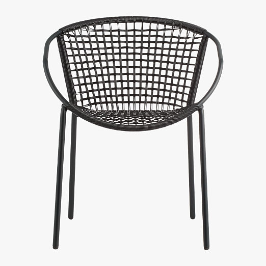 Sophia Black Outdoor Dining Armchair