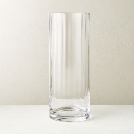 Sophia Clear Glass Vase Cb2 Canada